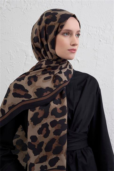 Armine İpek Tensel Leopar Şal 3 36