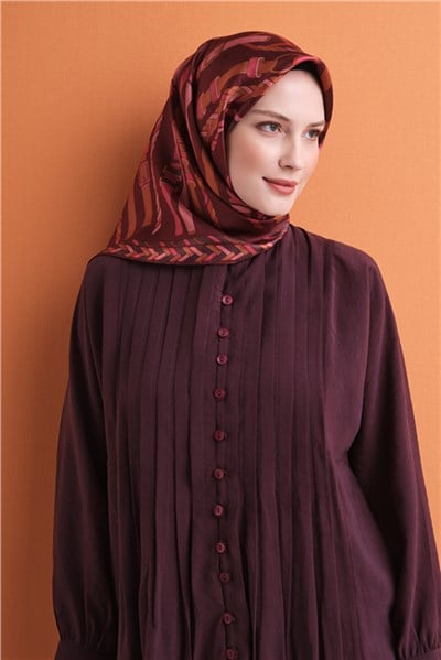 Armine Jakarlı İpek Eşarp 9607D 07