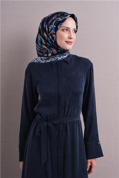 Armine Jakarlı İpek Eşarp 9607D 10