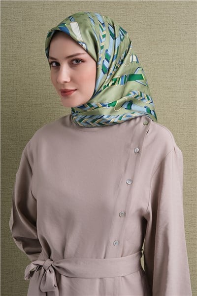 Armine Jakarlı İpek Eşarp 9607D 81