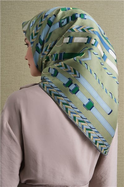 Armine Jakarlı İpek Eşarp 9607D 81