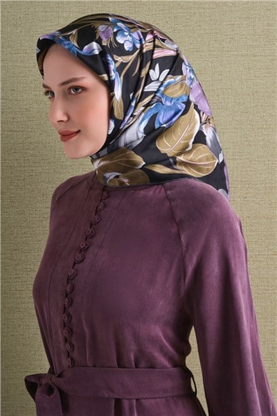 Armine Jakarlı İpek Eşarp 9608D 08