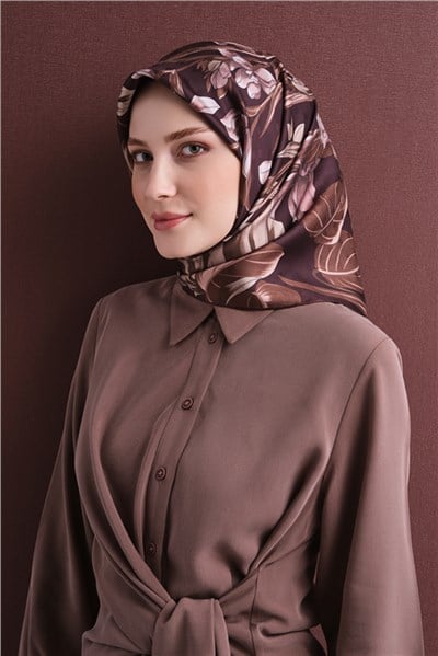 Armine Jakarlı İpek Eşarp 9608D 50