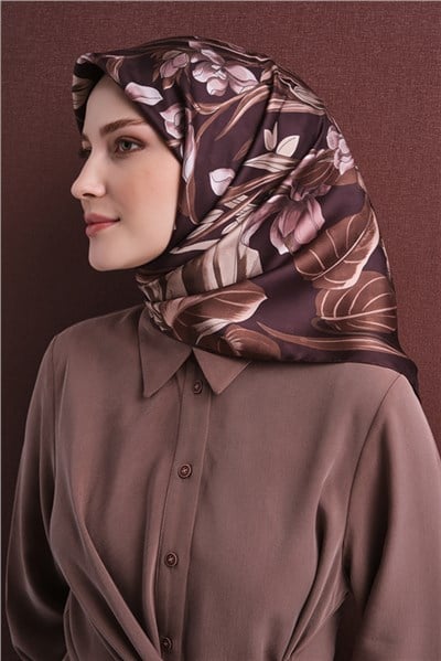 Armine Jakarlı İpek Eşarp 9608D 50