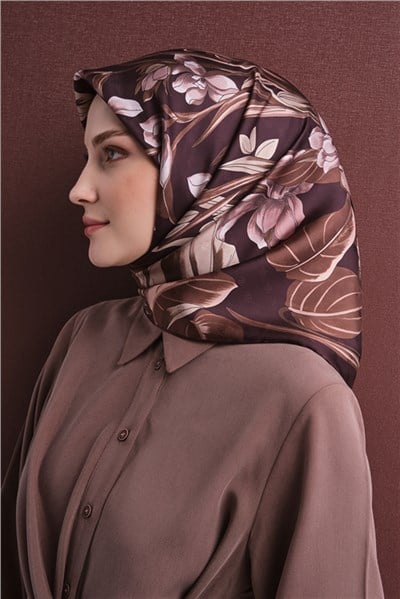 Armine Jakarlı İpek Eşarp 9608D 50