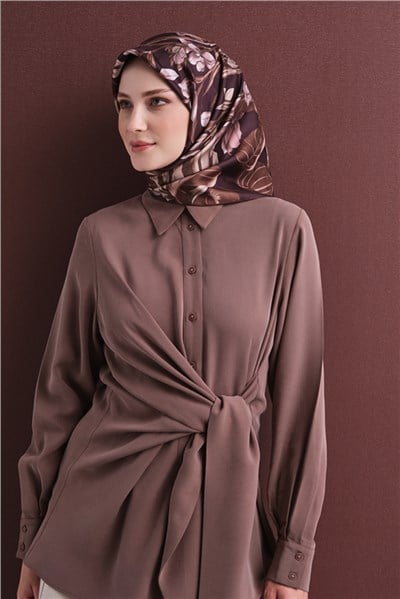 Armine Jakarlı İpek Eşarp 9608D 50