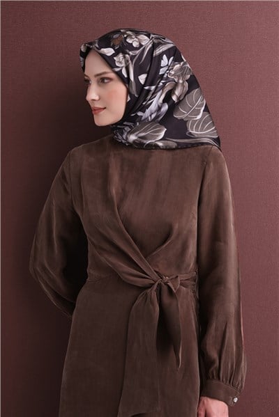 Armine Jakarlı İpek Eşarp 9608D 57