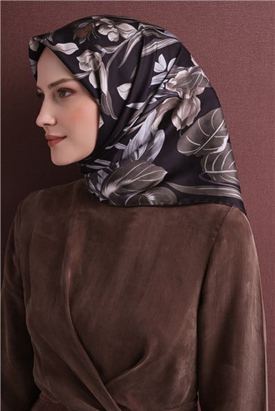 Armine Jakarlı İpek Eşarp 9608D 57