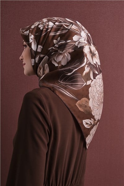 Armine Jakarlı İpek Eşarp 9608D 80