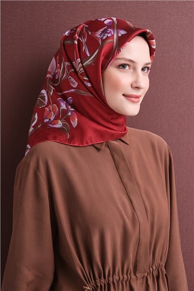 Armine Jakarlı İpek Eşarp 9608D 82