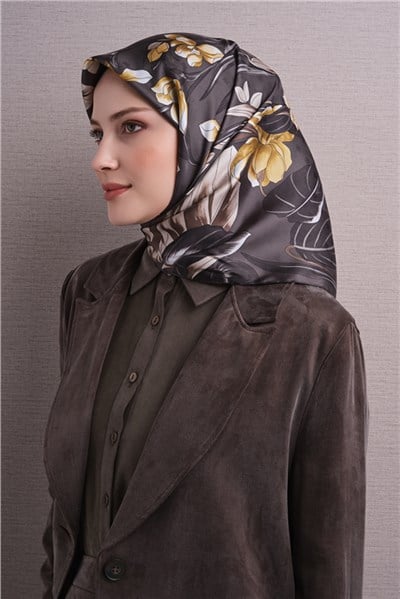 Armine Jakarlı İpek Eşarp 9608D 83