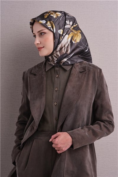 Armine Jakarlı İpek Eşarp 9608D 83