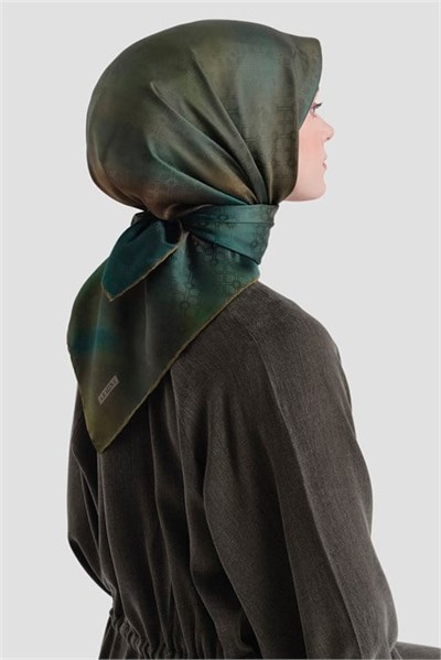 Armine Jakarlı İpek Eşarp 9647D 06
