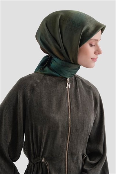 Armine Jakarlı İpek Eşarp 9647D 06