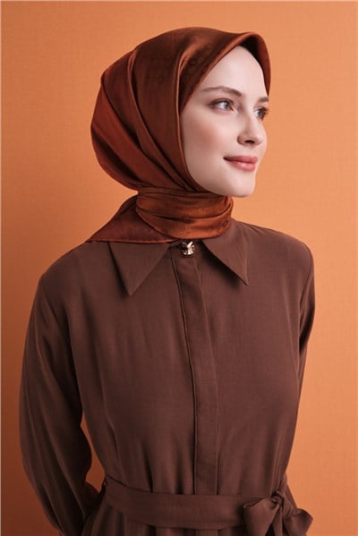 Armine Jakarlı İpek Eşarp 9647D 08