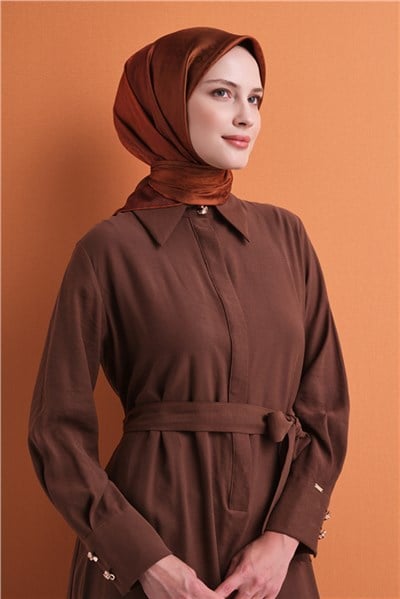 Armine Jakarlı İpek Eşarp 9647D 08