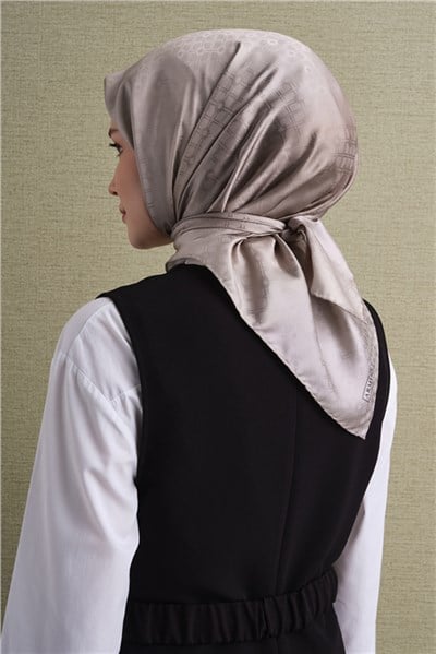 Armine Jakarlı İpek Eşarp 9647D 83