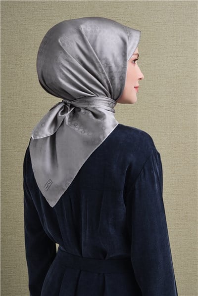 Armine Jakarlı İpek Eşarp 9647D 84