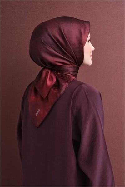 Armine Jakarlı İpek Eşarp 9647D 88