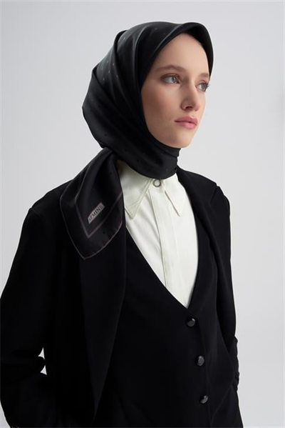 Armine Jakarlı İpek Eşarp Puantiyeli 21Ka8668 2 20