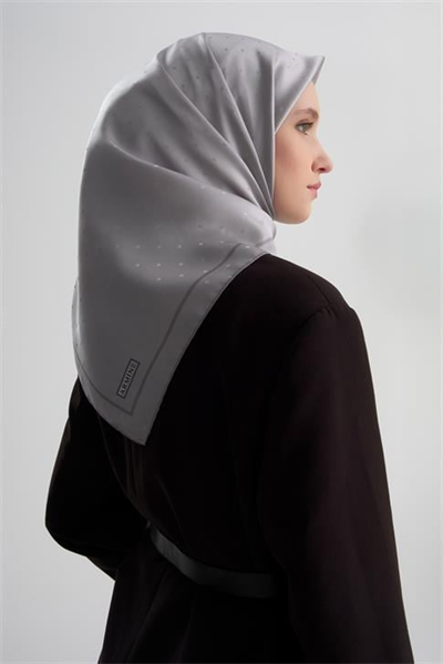 Armine Jakarlı İpek Eşarp Puantiyeli 21Ka8668 2 24