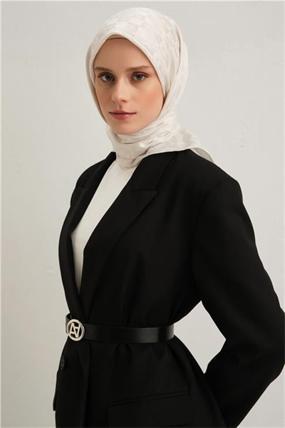 Armine Jakarlı İpek Pamuk Eşarp 2410063