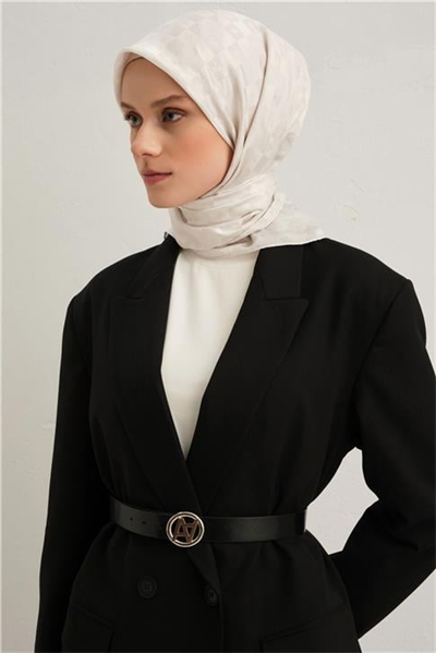 Armine Jakarlı İpek Pamuk Eşarp 2410063