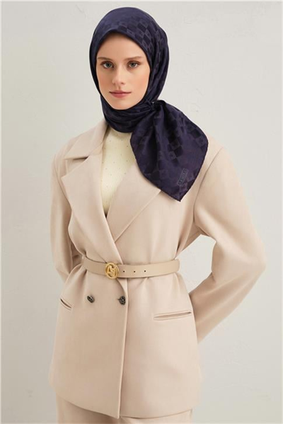 Armine Jakarlı İpek Pamuk Eşarp 2410077