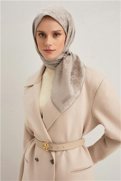 Armine Jakarlı İpek Pamuk Eşarp 2410692