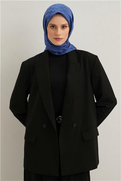 Armine Jakarlı İpek Pamuk Eşarp 2411112