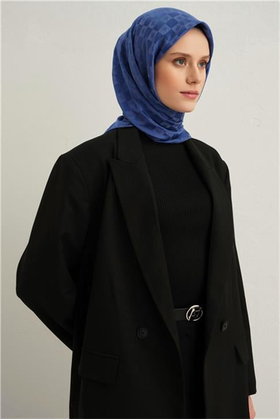 Armine Jakarlı İpek Pamuk Eşarp 2411112