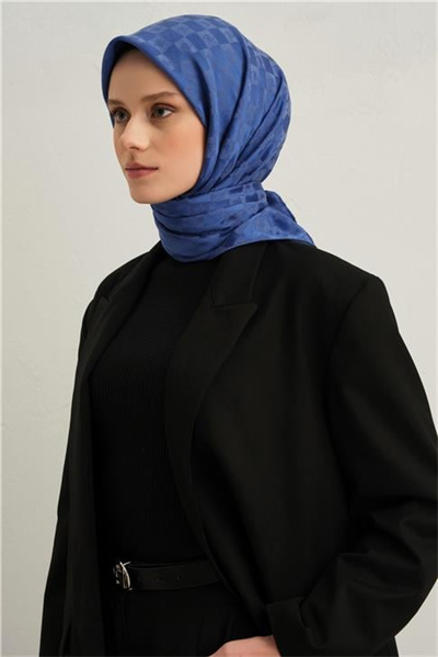 Armine Jakarlı İpek Pamuk Eşarp 2411112