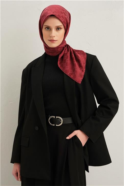 Armine Jakarlı İpek Pamuk Eşarp 2411174
