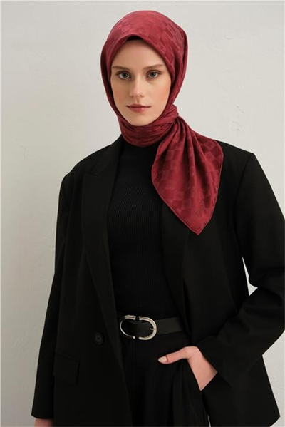 Armine Jakarlı İpek Pamuk Eşarp 2411174
