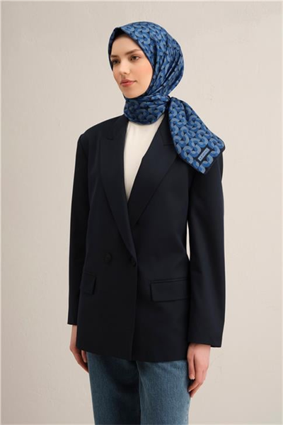 Armine Klasik Desenli Saf İpek Sura Eşarp 9321D 57