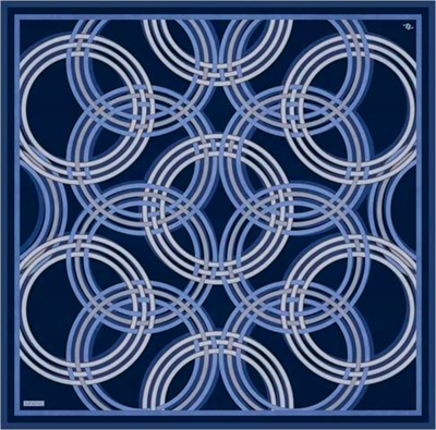 Armine Klasik Desenli Saf İpek Sura Eşarp 9333D 08