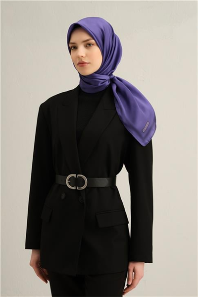 Armine Klasik Desenli Saf İpek Sura Eşarp 9356D 55