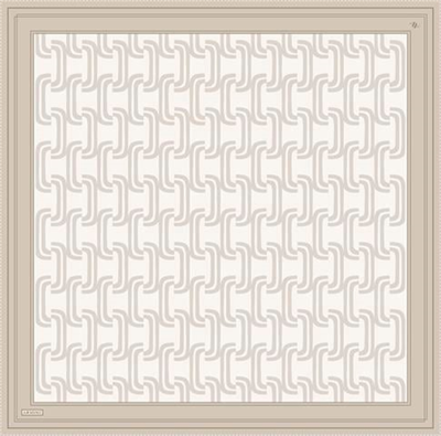 Armine Klasik Desenli Saf İpek Sura Eşarp 9343D 34