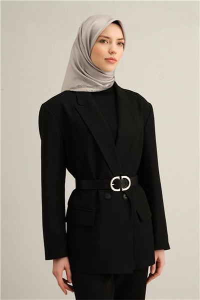 Armine Klasik Desenli Saf İpek Sura Eşarp 9357D 57