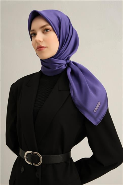 Armine Klasik Desenli Saf İpek Sura Eşarp 9356D 55