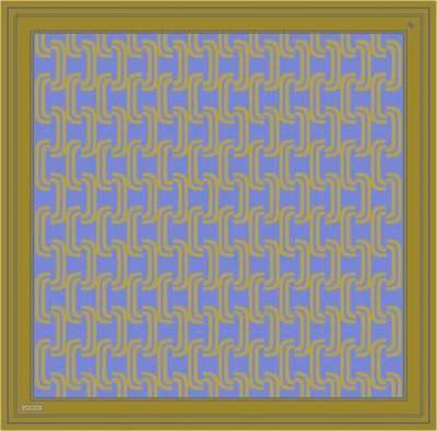 Armine Klasik Desenli Saf İpek Sura Eşarp 9343D 01