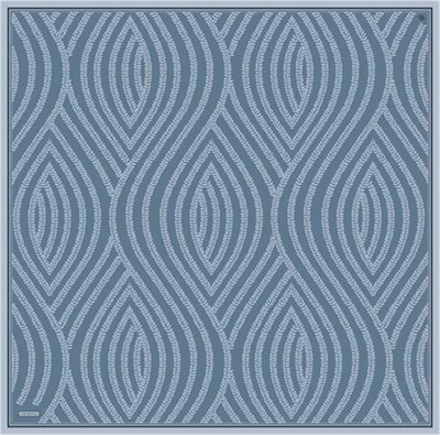Armine Klasik Desenli Saf İpek Twill Eşarp 9351D 39