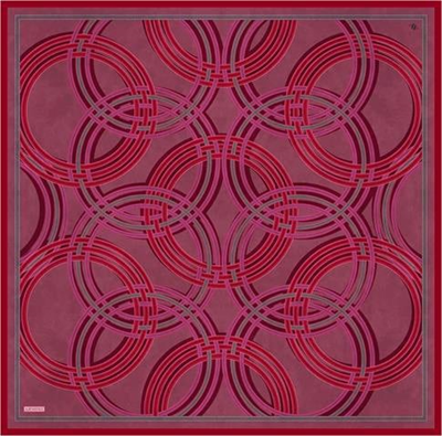 Armine Klasik Desenli Saf İpek Twill Eşarp 9333D 83