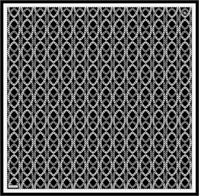 Armine Klasik Desenli Saf İpek Twill Eşarp 9410D 89