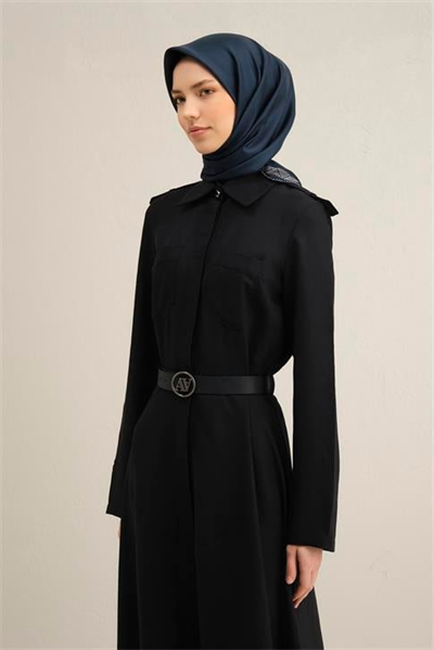 Armine Klasik Desenli Saf İpek Twill Eşarp 9357D 04