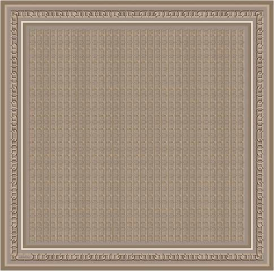 Armine Klasik Desenli Saf İpek Twill Eşarp 9301D 06