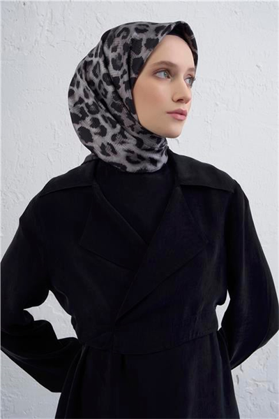 Armine Klasik Desenli Saf İpek Twill Eşarp 9425D 51