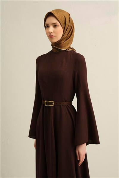 Armine Klasik Desenli Saf İpek Twill Eşarp 9301D 31