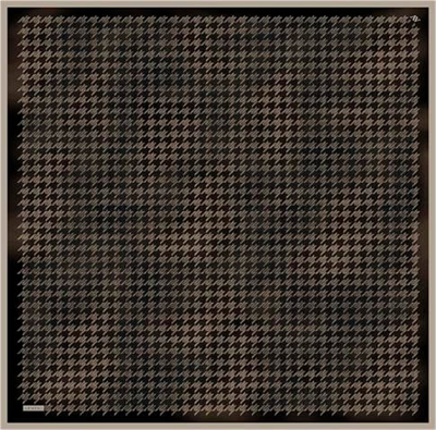 Armine Klasik Desenli Saf İpek Twill Eşarp 9434D 83