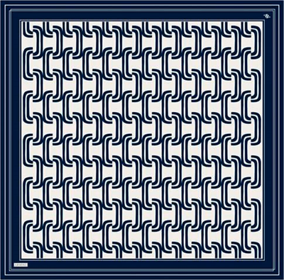 Armine Klasik Desenli Saf İpek Twill Eşarp 9343D 80